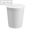 Durable Papierkorb BASIC, 13 Liter, Kunststoff, weiß, 1701572010