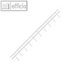 GBC Bindestrips SureBind, 10 K?mme, 25 mm, wei?, 100 St?ck, 1132840
