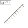 GBC Bindestrips SureBind, 10 K?mme, 25 mm, grau, 100 St?ck, 9660002