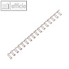 GBC Drahtbinder?cken WireBind, 34 Ringe, ? 11 mm, silber, 100 St?ck, RG810797