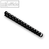 GBC Plastikbinderücken, DIN A5, 14 Ringe, 8 mm, schwarz 100 Stück, 4400008