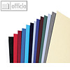 Einbanddeckel LeatherGrain, DIN A5, Karton 250 g/qm, schwarz, 100 St?ck, 4400017