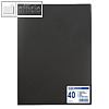Elba Sichtbuch "Memphis" DIN A3 mit 20 H?llen, PP schwarz, 100206505