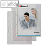 Dokumentenh?lle DIN A4, seitliche Klappe, PVC, 130 my, genarbt, 5 St., 227784