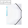 Oxford Eckspannmappe "Hawai" DIN A4, farblos-transluzent, PP, 100201120