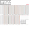G?ss Urlaubs?bersicht f?r 60 Mitarbeiter, 15 Monate, 120 x 80 cm, 12-80V