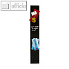 Sigel Glas-Magnettafel "artverum", 120 x 780 mm, 1 Magnet, schwarz, GL100