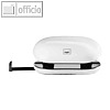 Sigel Locher "eyestyle", bis 10 Blatt, wei?/schwarz, SA103