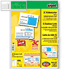 Sigel PC-Visitenkarten 3C, 85 x 55 mm, 250 g/qm, hochwei?, 100 St?ck, LP 853