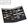 Mini-Steckkarten-Planer f?r T-Karten 4 Spalten je 17 Schlitze, 480 x 315 mm. Gr?