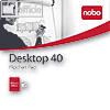 Nobo Flipchart-Block, DIN B1 / 584x483mm, blanko, 40 Blatt, wei?, 34631170