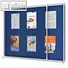Schaukasten Innenbereich, 925 x 63 x 668 mm, 8x A4, Schiebet?r, Filz-R?ckwand
