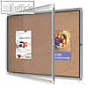 Schaukasten Innenbereich, 970 x 36.8 x 690 mm, 8x A4, Klappt?r, Metall-R?ckwand