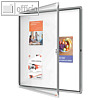 Schaukasten Au?enbereich, 924 x 43 x 668 mm, 8x A4, Klappt?r, Metall-R?ckwand