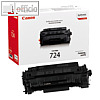 Canon Toner "724", ca. 6.000 Seiten, schwarz, 3481B002