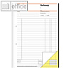 Sigel Formularbuch Rechnung, DIN A4, selbstdurchschreibend, 2 x 40 Blatt, SD035