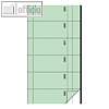 Bonbuch, 360 Abrisse, selbstdurchschreibend, 105x200mm, gr?n, 2x60 Blatt, BO091