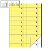 Sigel Bonbuch, 1000 Abrisse, DIN A4, Blaupapier, gelb, 2x 50 Blatt, BO116