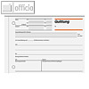Sigel Formularbuch "Quittung", DIN A6 quer, mit MwSt.-Nachweis, 100 Blatt, RC021