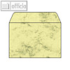 sigel Umschlag, DIN C5, 90 g/qm, gummiert, Marmor beige, 25 Stück, DU203