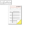 Sigel Formularbuch "Tages-/Regiebericht", DIN A4, 2x40 Blatt, SD030