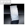 Sigel Tisch-Prospekthalter, DIN A4, 3 F?cher, F?lltiefe 30 mm, Acryl, LH130