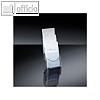 Sigel Tisch-Prospekthalter, DIN lang, 3 F?cher, F?lltiefe 30 mm, Acryl, LH133