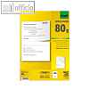 Universalpapier "MultiPrint", DIN A4/A5 perforiert, wei?, 200 St?ck (100 Bl.)