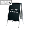 Nobo Kreidefolie f?r NOBO Prospektst?nder, DIN A1, Innenber., schwarz, 1902436