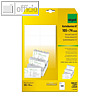 Sigel PC-Karteikarten, DIN A7, 185 g/qm, Mikroperforation, wei?, 160 St?ck,LP701