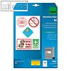 Sigel Inkjet-Folie, DIN A4, selbstklebend wetterfest, wei?, 10 Blatt, IF140