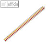 Rotring Dreikant-Ma?stab Architekt (A), Kunststoff, 30 cm, wei?, S0220481