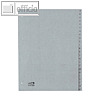 Hetzel Buchstabenregister "A-Z", DIN A4, PP, grau, 24-tlg., 25650481