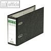 Elba Ordner rado, DIN A5 quer, R?cken: 75 mm, schwarz/wolkenmarmor, 100202209