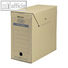 Archiv-Schachtel tric System standard, 158 x 333 x 308 mm, Pappe, braun, 6 St.