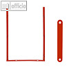 Elba B?ndelungsb?gel tric System, Draht, PE ummantelt, rot, 100 St., 100421094