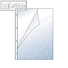 Prospekth?lle DIN A4, oben u. seitlich offen, PVC, genarbt, 95 my, 100 St?ck