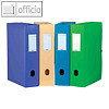 Elba Sammelbox Memphis A4, Druckknopf, 60 mm, PP, sortiert, 10 St?ck, 100200155