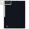 Oxford Eckspannermappe EUROFOLIO+, DIN A4, Karton, schwarz, 400126497