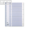 Oxford Kunststoff-Register, DIN A4, Zahlen 1-5, PP, weiß, 400013946