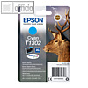 Epson Tintenpatrone T1302 XL für SX525WD/SX620FW, cyan, C13T13024012