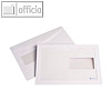 Kuvertierh?llen C5 m. Panorama- & Adressfenster, nasskl., 100g/m? wei?, 500 St.