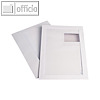 Kuvertierh?llen C4 m. Panorama- & Adressfenster, haftkl., 120g/m? wei?, 250 St.