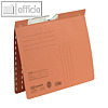 Elba Pendelhefter, DIN A4, kaufm. Heftung, Karton 250 g/m?, orange, 100560097