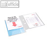 Pr?sentations-Schnellhefter mit Tasche, DIN A4, PP natur-transparent, 20 St?ck