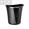 LEITZ Papierkorb ALLURA, 18 Liter, schwarz, 5204-00-95