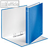 LEITZ Ringbuch WOW - DIN A4+, Hartpappe, 2-D-Ring, Rücken 40 mm, blau,4241-00-36