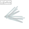 Abheftstreifen FileStrips f?r SureBind 10 K?mme, transparent, PVC, 100 St?ck