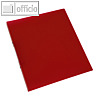officio Ringbuch DIN A4, 2 Ringe - Ringdurchmesser: 16 mm, rot-transparent