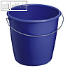 Eimer mit Stahlb?gel, 5 Liter, Kunststoff blau, 101258.24